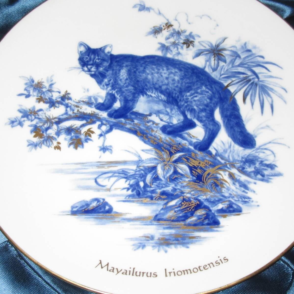 マイセン 猫 壁掛け 飾り絵 プレート 希少 マイセン 猫 壁掛け 飾り絵 プレート 猫の絵画